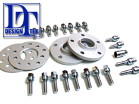 Wheel Spacers 7mm and 15mm Kit for Porsche 5/130 stud Pattern with long bolts *DesignTek